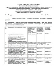 Изменения в Проектную декларацию от 05 сентября 2014 г. (2 очередь)